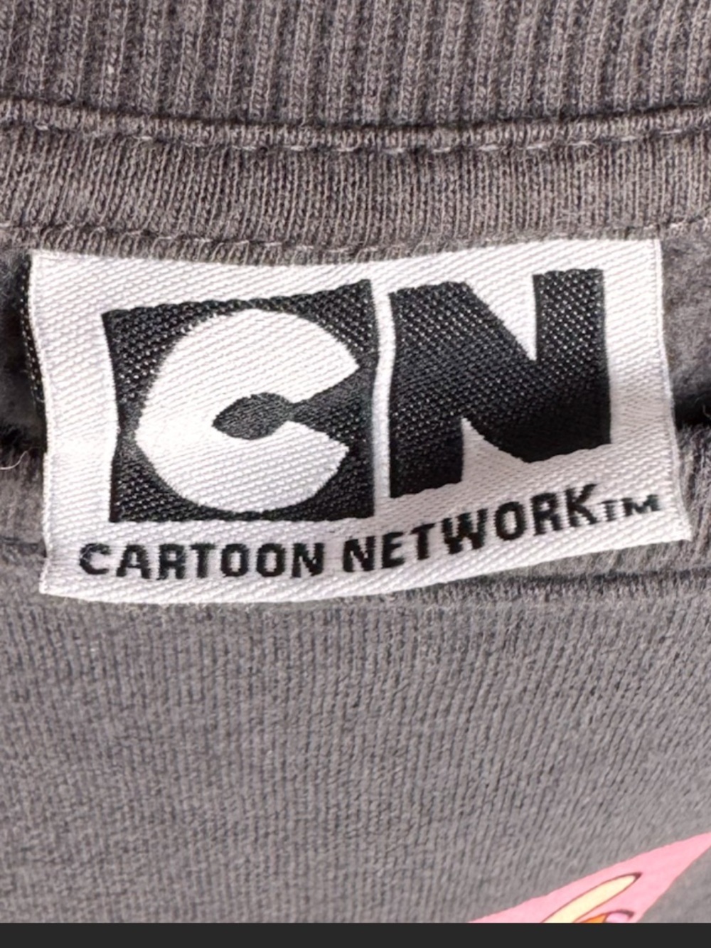 2021 Powerpuff Girls Cropped Graphic Sweatshirt XL 26x21 Grey Y2K Style - Picture 3 of 7